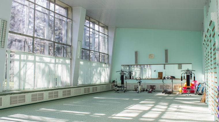 Спортзал в санатории Украина. Ессентуки
