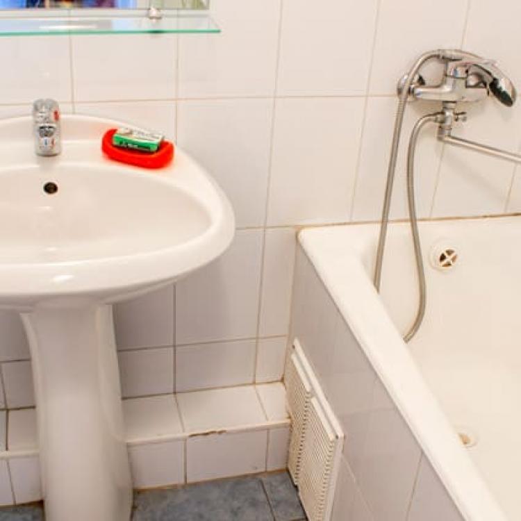 Ванная комната в 2 местном 1 комнатном Стандарте санатория Украина Ессентуки